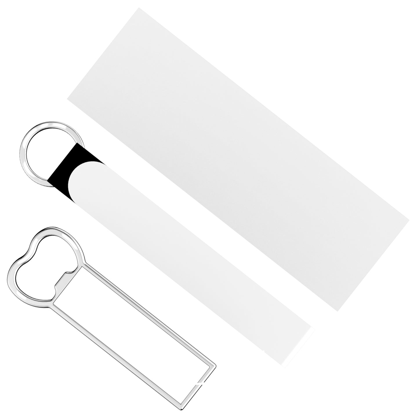 Precut Butcher Paper Sheets for Sublimation & Heat Press Crafts (Medium, 5.5 in x 2 in), White, Uncoated