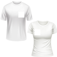 Precut Butcher Paper Sheets for T-shirt Sublimation & Heat Press, 2 Sizes, White, Uncoated